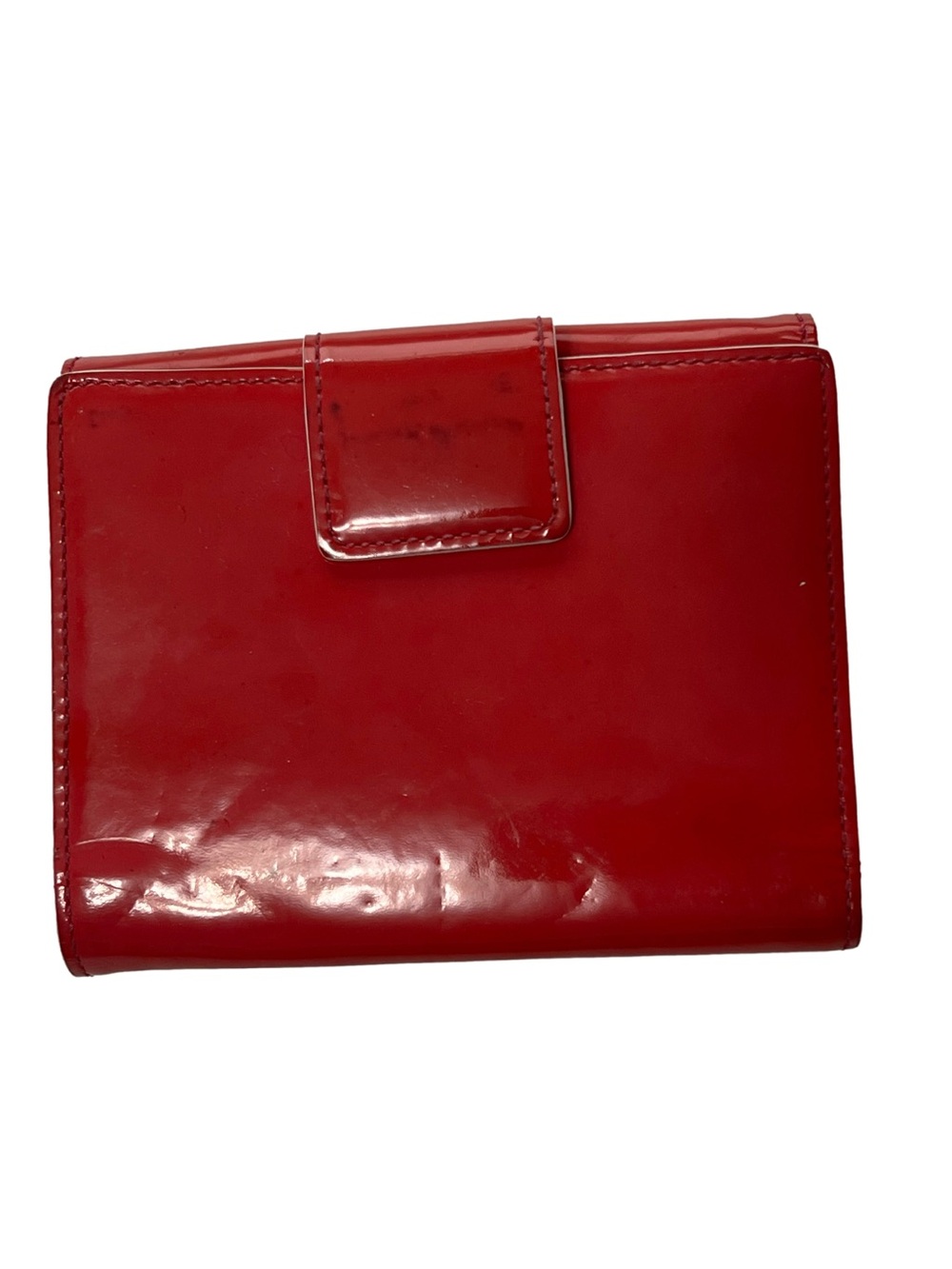 Vintage Kate Spade Patent Leather Trifold Wallet with coin purse - Picture 5 of 7